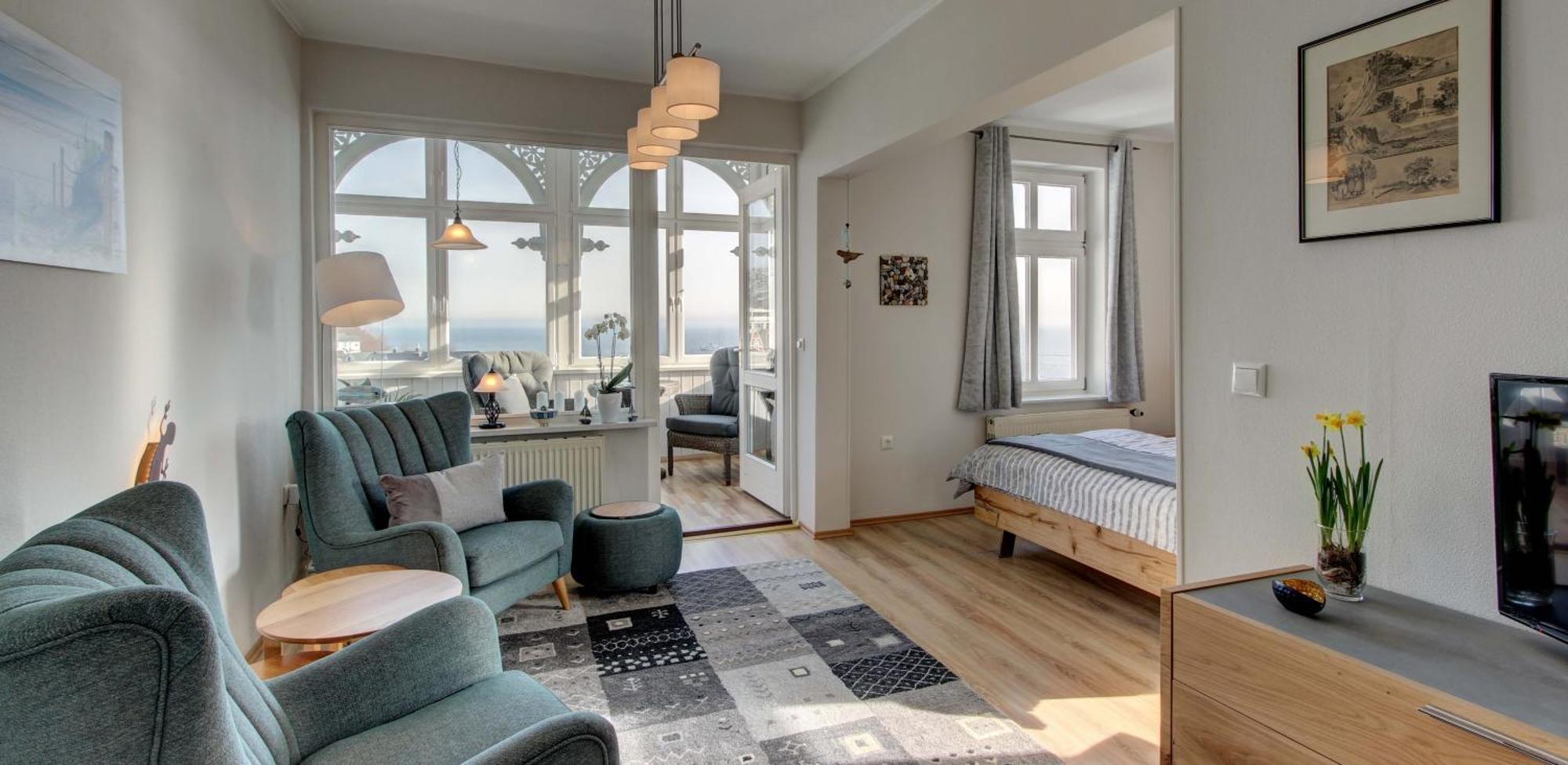 Villa Fernsicht - Wohnung Nr 1 - Mit Meerblick Sassnitz Εξωτερικό φωτογραφία